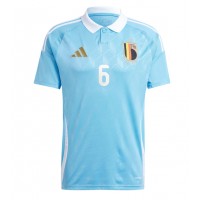 Camisa de time de futebol Bélgica Axel Witsel #6 Replicas 2º Equipamento Europeu 2024 Manga Curta